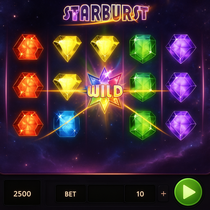 Prive Casino - Starburst Slot Game
